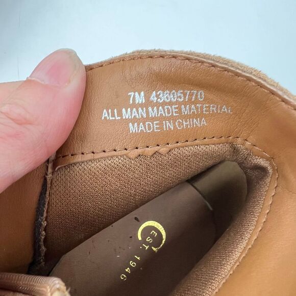 C‎ Est 1946 Brown Heeled Ankle Boots - Picture 5 of 9